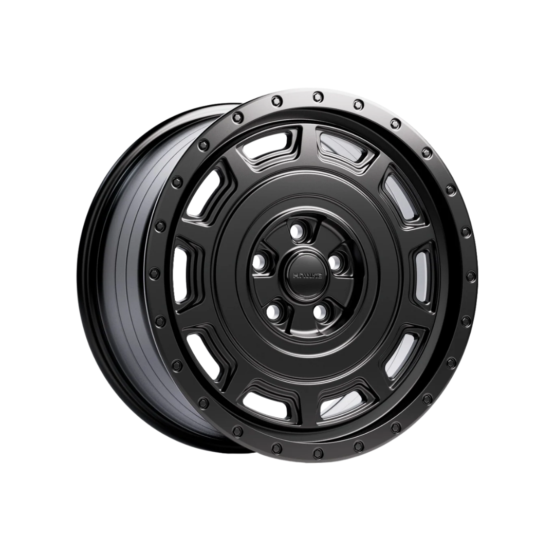 18" Hawke AWD Hydra Alloy Wheel Set (Set of 4) Matt Black