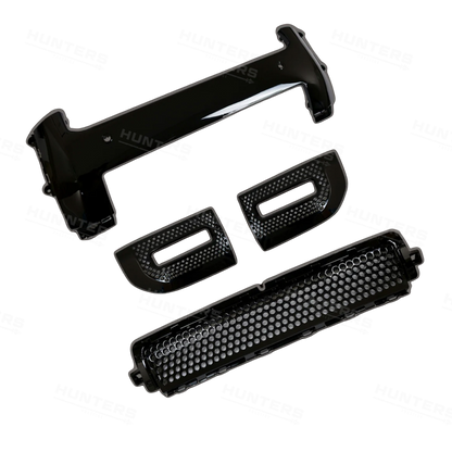 Front & Rear Gloss Black Bumper Pack