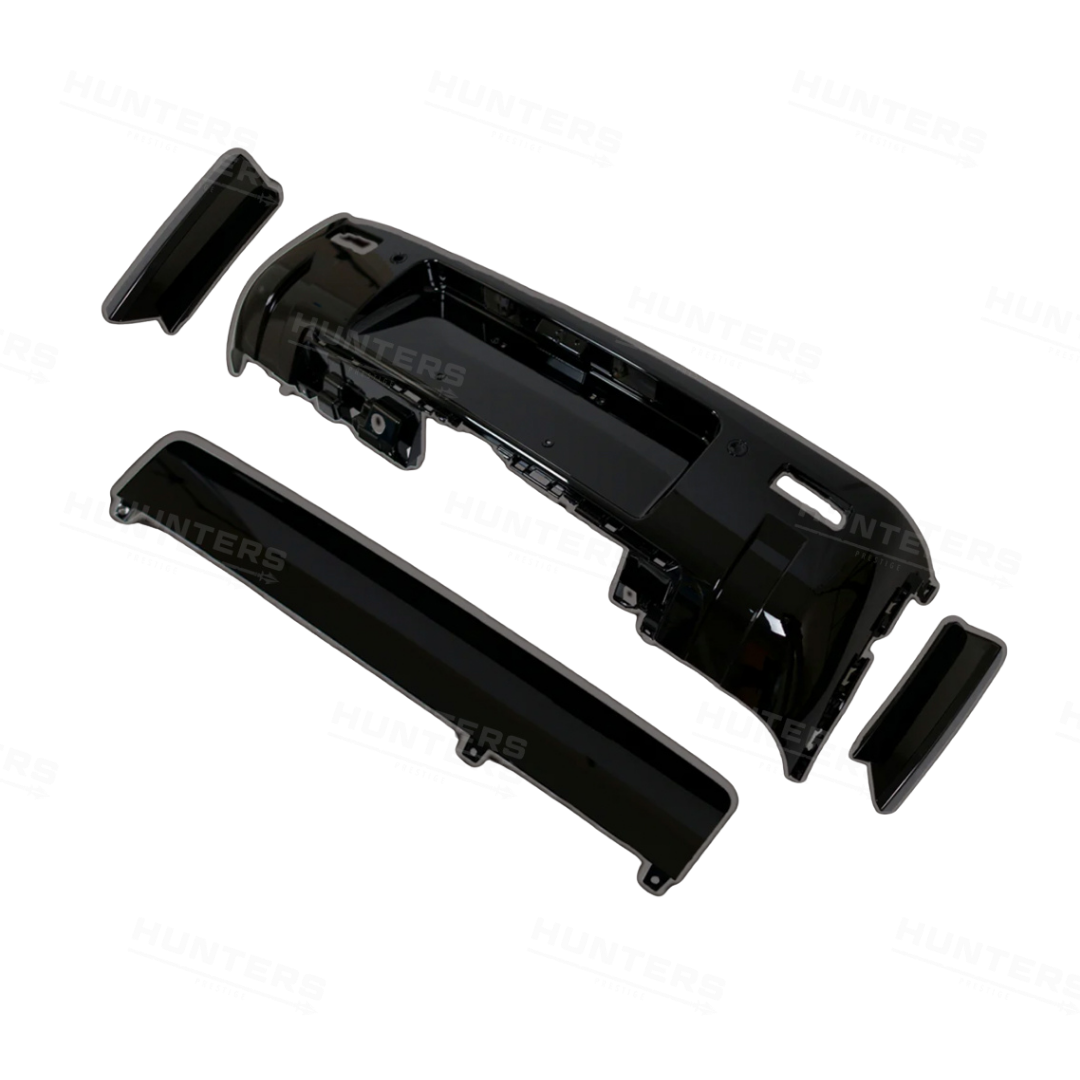 Front & Rear Gloss Black Bumper Pack