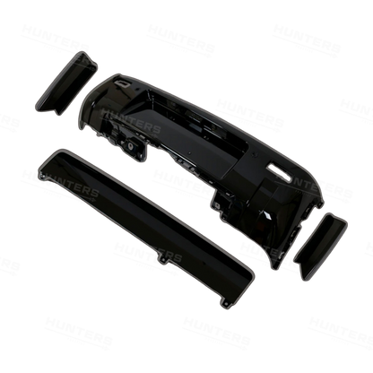 Front & Rear Gloss Black Bumper Pack