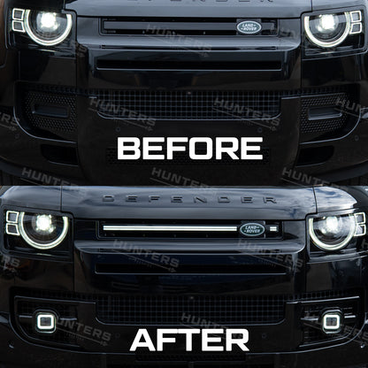 New Land Rover Defender L663 Square Fog Light DRL