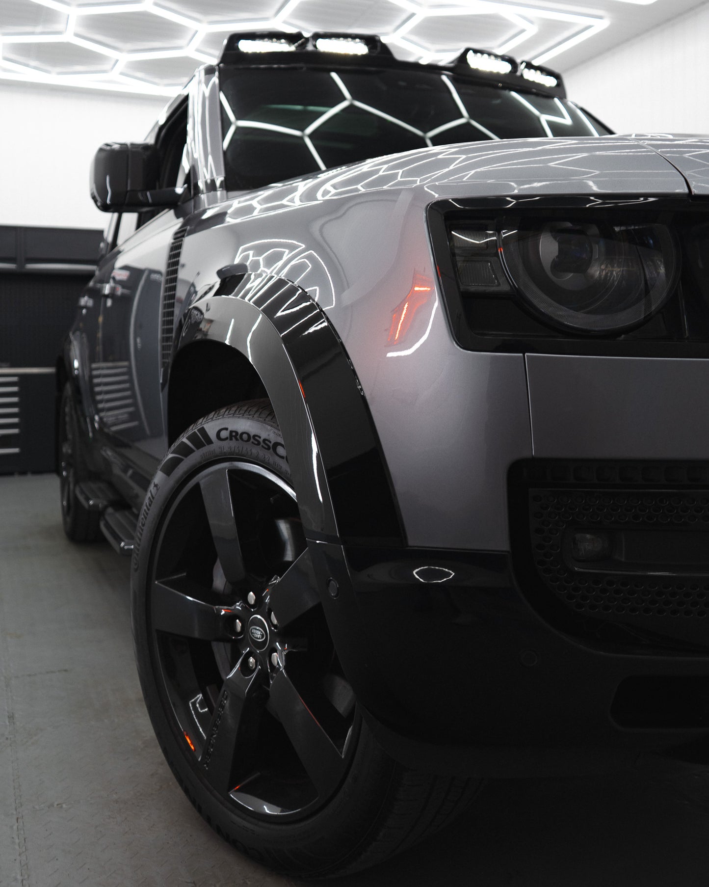 Gloss Black 110 Wide Wheel Arch Kit
