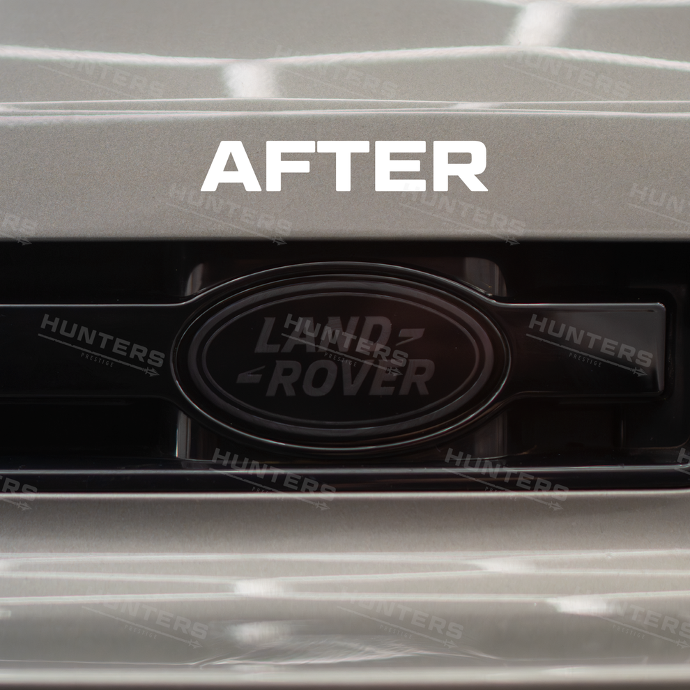 Genuine Land Rover Defender Front Black Badge – Hunters Prestige