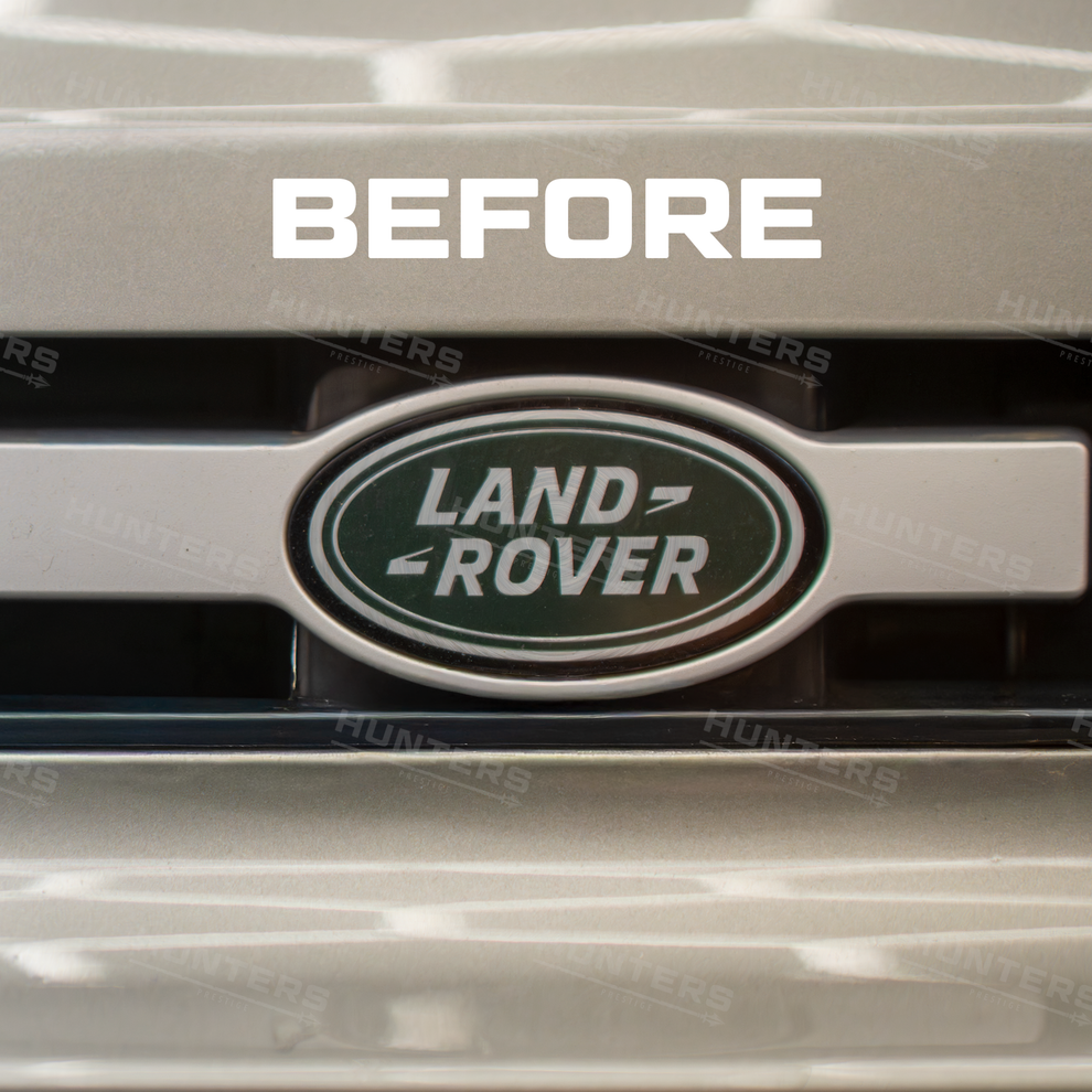 Genuine Land Rover Defender Front Black Badge – Hunters Prestige