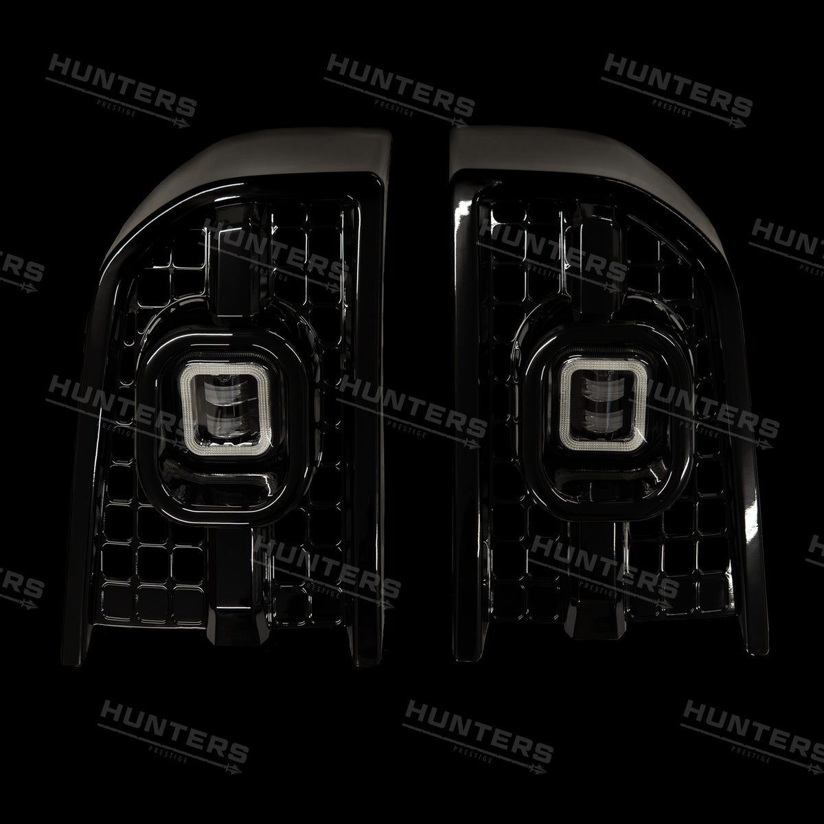 New Land Rover Defender L663 Square Fog Light DRL – Hunters Prestige