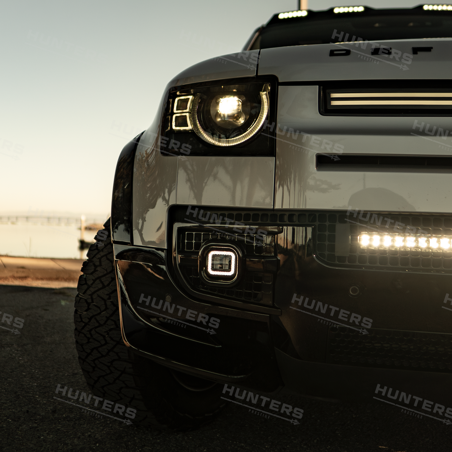 New Land Rover Defender L663 Square Fog Light / DRL