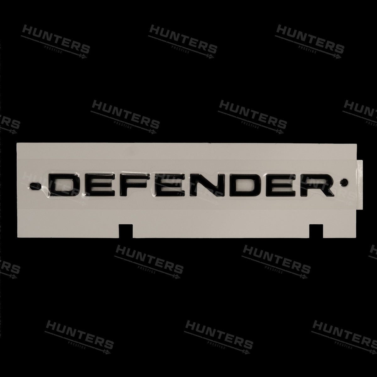 Genuine LR New Defender L663 Gloss Black Badges – Hunters Prestige