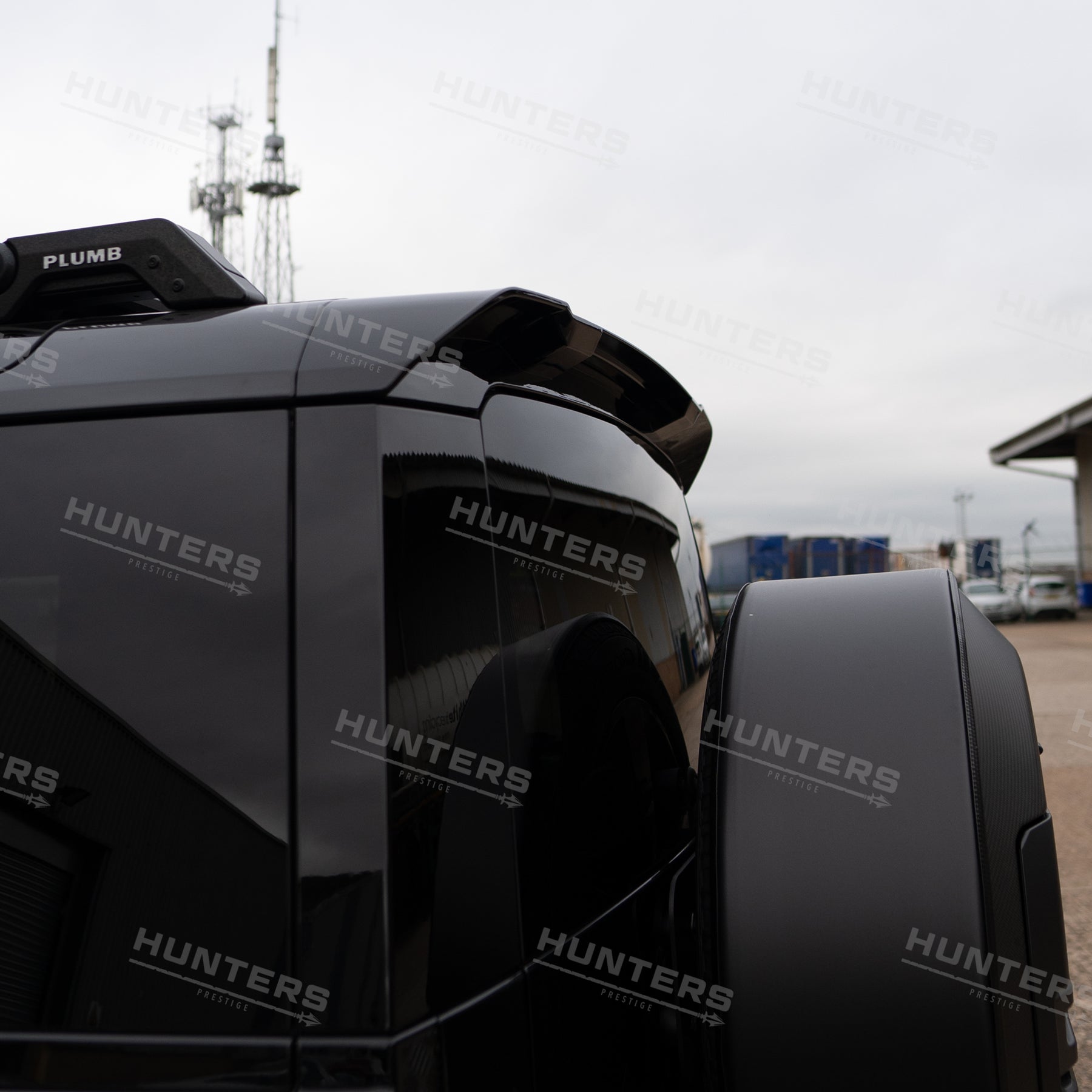 L663 Rear Spoiler Defender L663 Gloss Black Rear Replacement Spoiler-V2 – Hunters Prestige