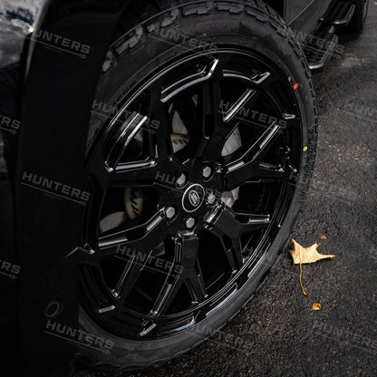22" Hawke Havoc Alloy Wheel Set (Set of 4) Gloss Black