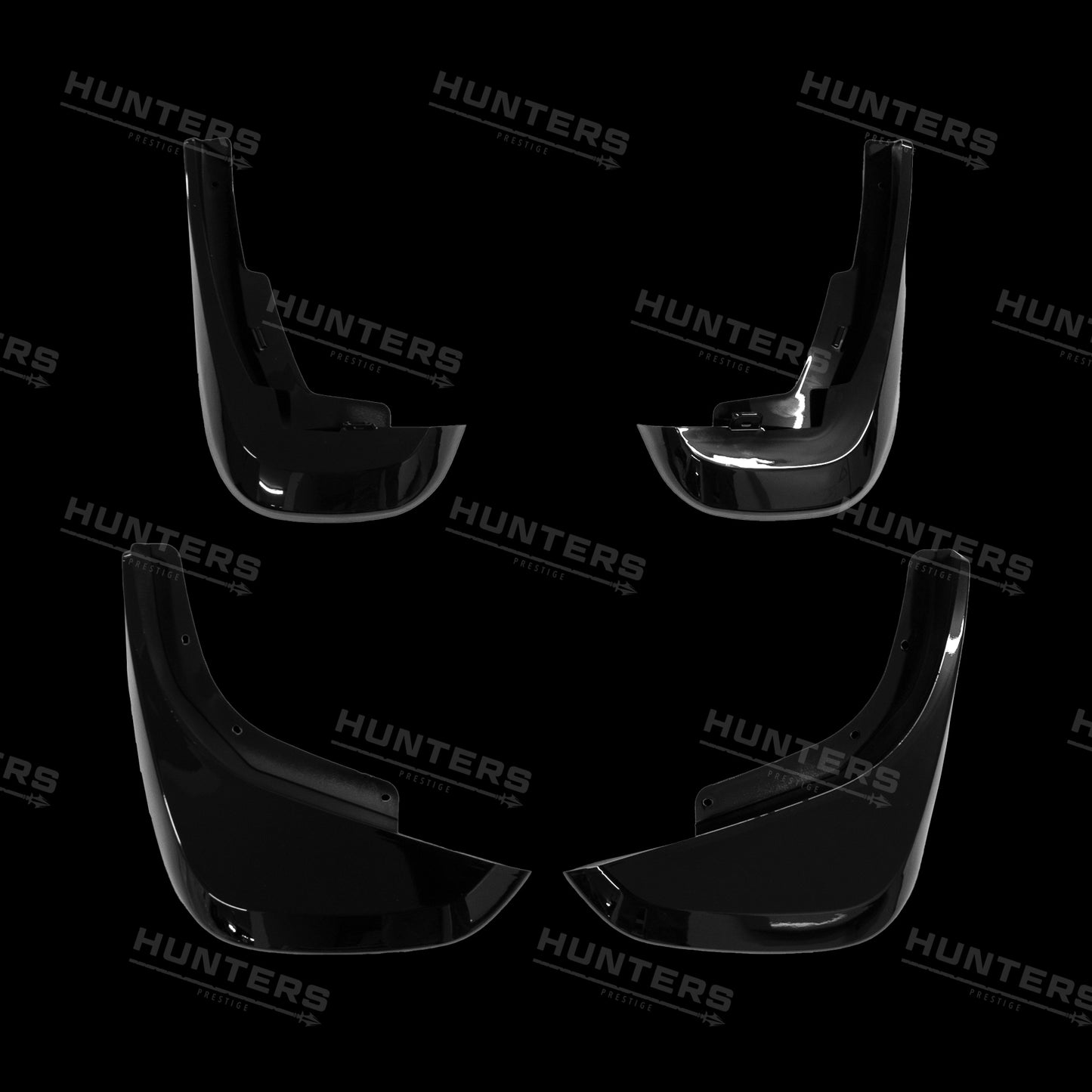 Front & Rear Modern Mud Flap Kit