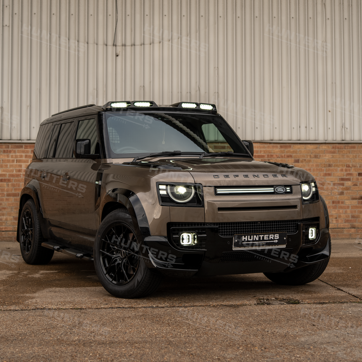 New Land Rover Defender L663 Square Fog Light / DRL – Hunters Prestige