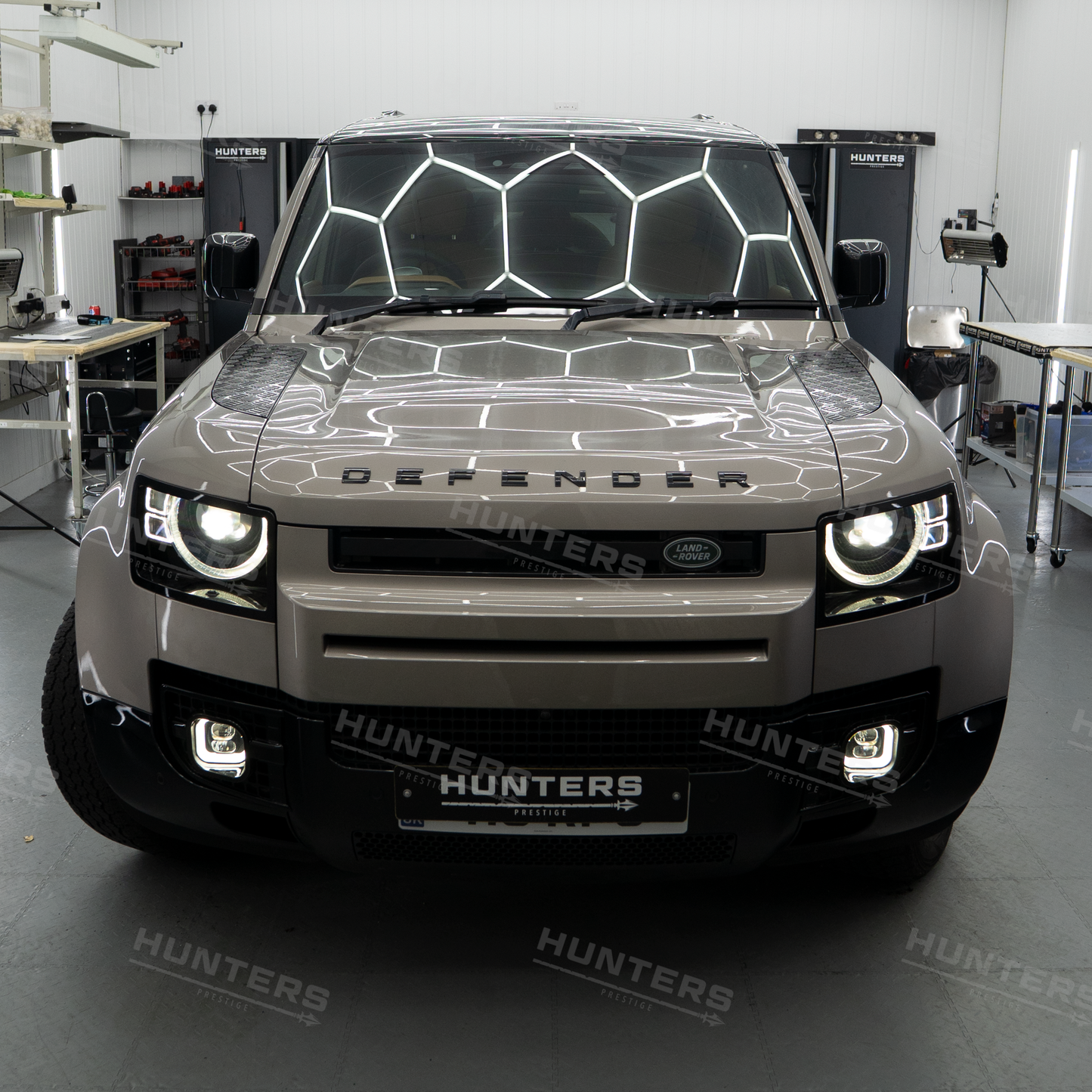 New Land Rover Defender L663 Square Fog Light / DRL