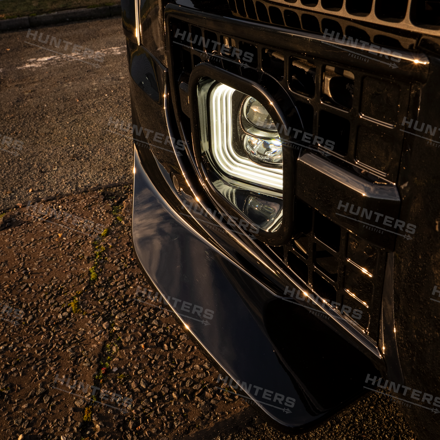 New Land Rover Defender L663 Square Fog Light / DRL