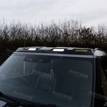 Hunters Gloss Black Slimline Roof Light Pod Kit