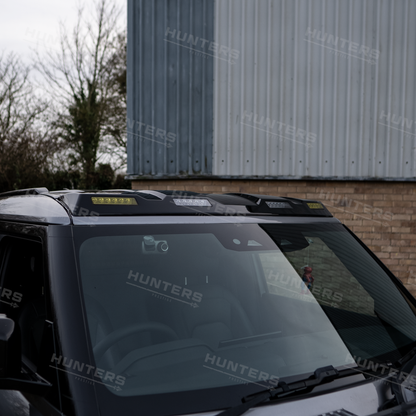 Hunters Gloss Black Slimline Roof Light Pod Kit
