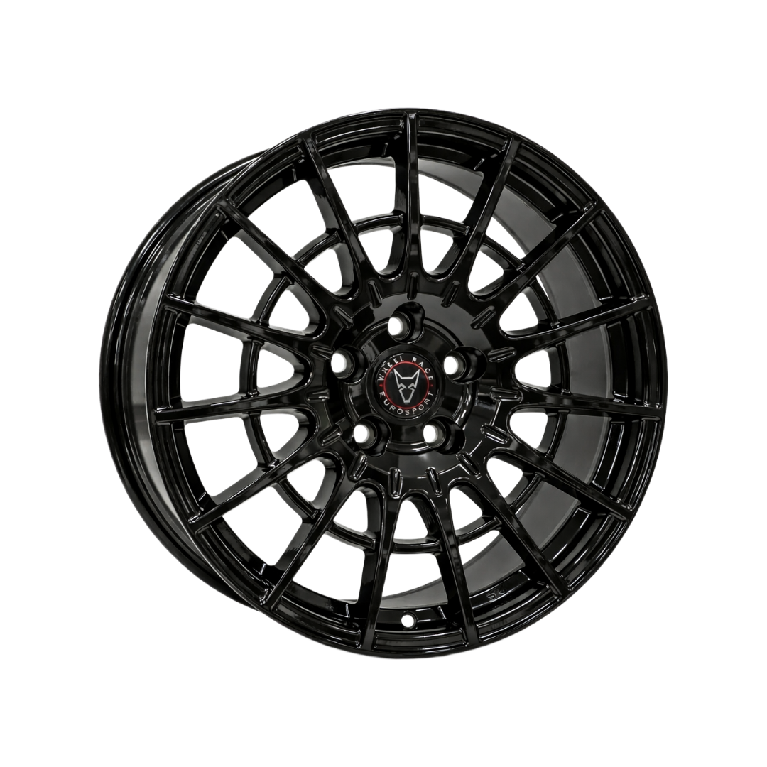 20" Wolfrace Eurosport Turismo Supert Gloss Black Alloy Wheel Set (Set of 4)