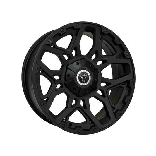 18" Wolfrace Explorer Sahara Matt Black Alloy Wheel Set (Set of 4)
