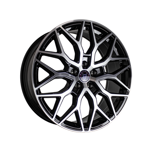20" Wolfrace Eurosport Urban Racer Road Edition Black Polished Alloy Wheel Set (Set of 4)