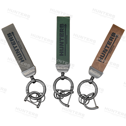 Hunters Prestige Faux Leather Keychain