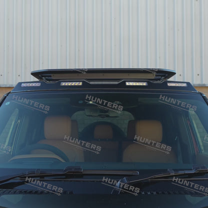 Hunters Gloss Black Roof Light Pod Kit