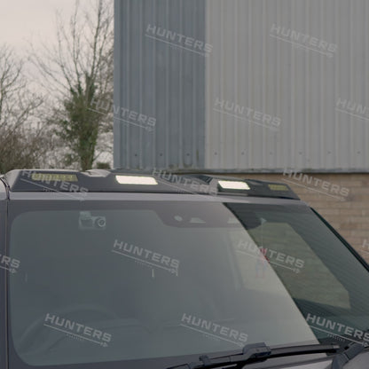 Hunters Gloss Black Slimline Roof Light Pod Kit