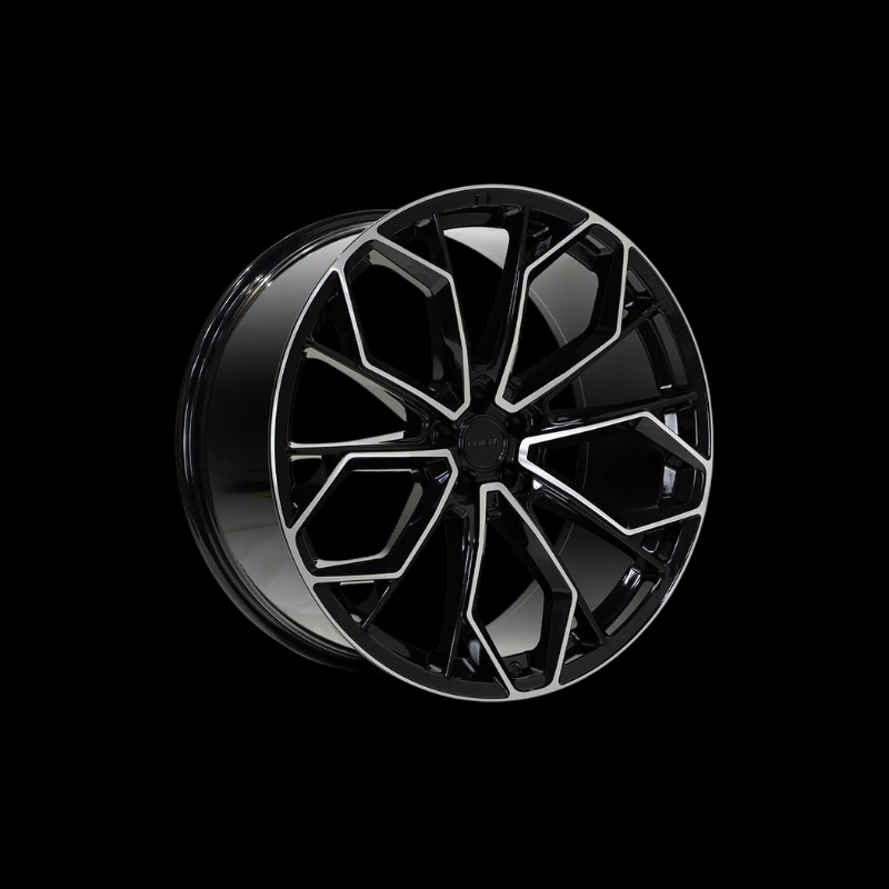 22 inch Riviera RV133 Black Polished Alloy Wheel (Set of 4) - House of Vulkan