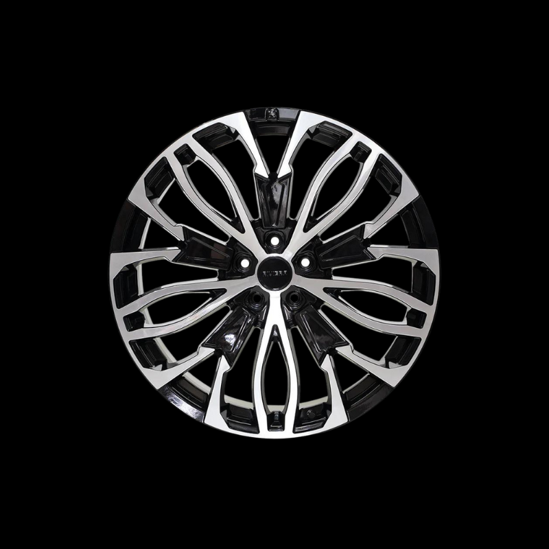 22 inch Riviera RV134 Black Polished Alloy Wheel (Set of 4) - House of Vulkan