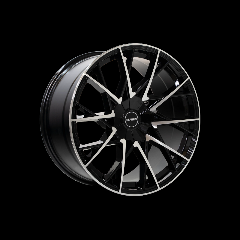 22 inch Riviera RV197 Black Polished Alloy Wheel (Set of 4) Sale priceRegular price - House of Vulkan