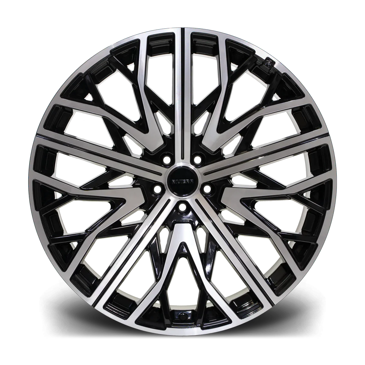 22 inch Riviera RV131 Black Polished Alloy Wheel (Set of 4) - House of Vulkan
