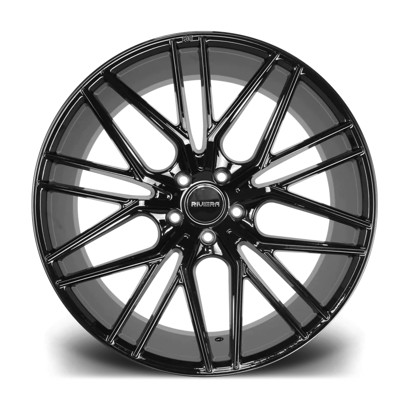22 inch Riviera RV130 Gloss Black Alloy Wheel (Set of 4)